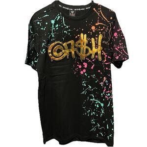 Switch Remarkable Men's Graphic T-Shirt Size L Black CA$H Streetwear NWT‎